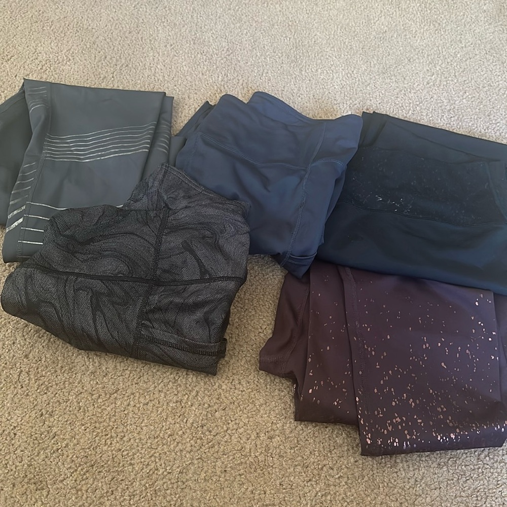 Leggings , workout pants 5 pairs of pants size 2X